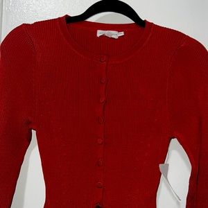 A nice comfortable sweater bodysuit .